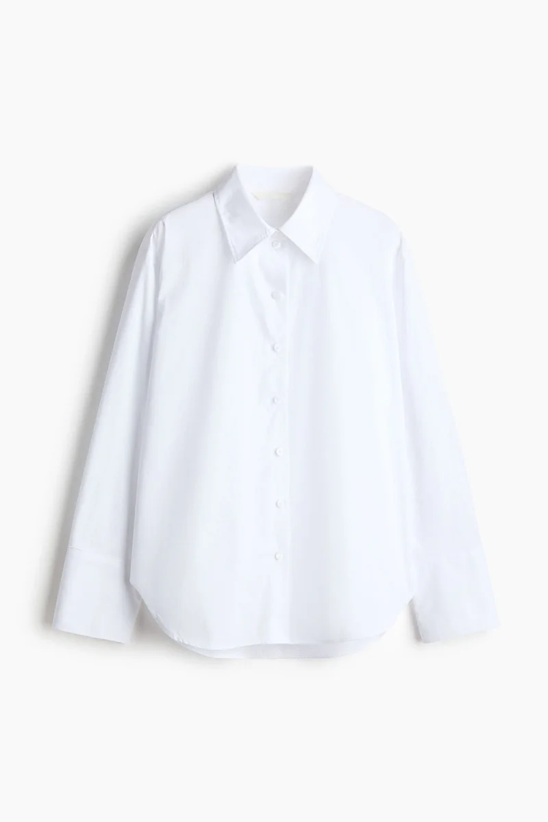 H&M Cotton poplin shirt